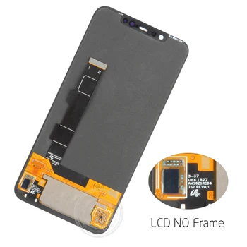De alta Calidad de la Pantalla Para Xiaomi Mi8 Pantalla LCD de Pantalla Táctil Digitalizador Asamblea 6.21
