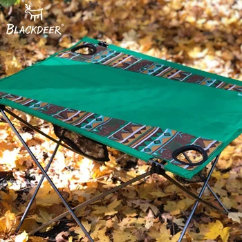 BLACKDEER Equipo de Camping al aire libre Portátil Plegable Plegable Pesca Mesa Escritorio de Viaje de Picnic de la Aleación de Aluminio Ultraligero 1.15 kg