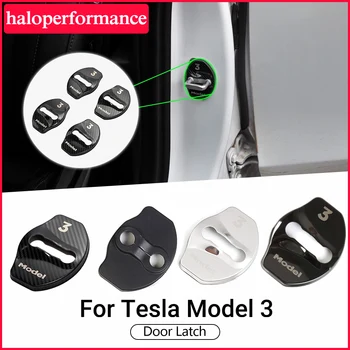 Model3 Tesla Puerta del Coche de la Cubierta Para el Tesla Model 3 2021 Accesorios de fibra de carbono para el tesla modelo y los accesorios de tesla modelo de tres nuevos
