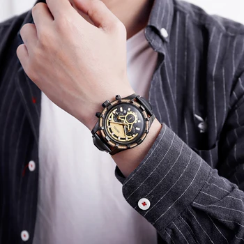 SKMEI Superior de Lujo de Cuarzo Reloj de los Hombres Reloj de Alarma Cronógrafo de los Deportes de la prenda Impermeable Relojes Relojes Hombres Multifunción Reloj Reloj Hombre