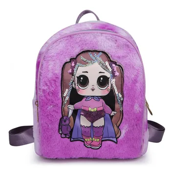 LOL muñecas SORPRESA mochila bolsa de la Escuela de los Niños Lindos de la Bolsa de plecak de la felpa de la Bolsa de Impresión de dibujos animados de Anime Lindo Mochila de los niños de Kindergarten