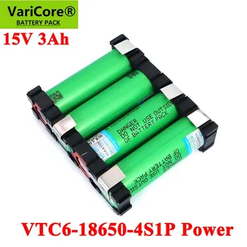 VariCore 18650 VTC6 4S1P 14.4/14.8 v 3000mAh de 20 amperios 15V 16.8 V para Destornillador baterías de BRICOLAJE de soldadura de la batería