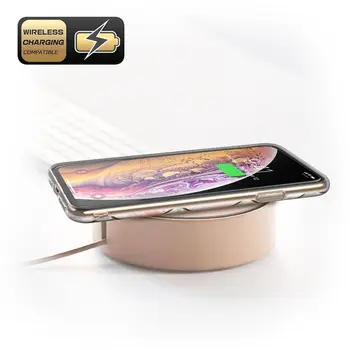 Para el iPhone Xs Max i-escudo de armas de Cosmo Lite Premium con Estilo Híbrido Slim Protector Parachoques de Mármol de nuevo Caso con Cámara de Protección