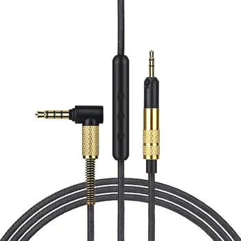 OFC Trenzado de Reemplazo de Cable de Audio Estéreo de Extensión de la Música Cable de Alambre para Pioneer DJ HDJ-X5 HDJ-X7 HDJ-X5 BT HDJ-X5BT Auriculares