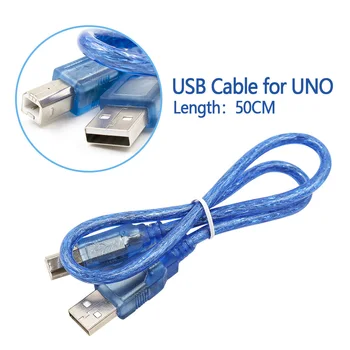10Pcs/lote de 50 cm de Cable USB Especial para Arduino MCU para Uno R3 Mega 2560