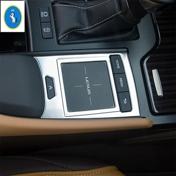 Yimaautotrims Auto Accesorios Central Coche Controlar el Ratón con el Botón de la Cubierta del Panel de Moldura de Acero Inoxidable apto Para Lexus ES 2018 2019 2020