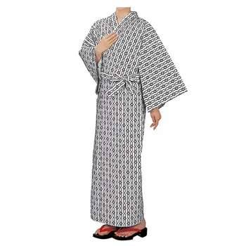 Mujer pijamas y batas de baño Doble gasa de algodón túnica Larga Pareja de Largo camisón