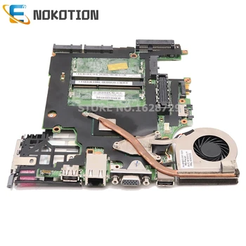 NOKOTION NUEVA 60Y3852 63Y1076 44C5341 Para Lenovo ThinkPad X200S de la placa base del ordenador portátil SL9400 1.86 Ghz 48.48Q04.041 con disipador de calor