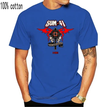 Sum 41 13 Voces de la Portada del Álbum de la Banda de Rock DE los Hombres T-Shirt Negro Talla S A la 3Xl Moda Fresco de la Camiseta