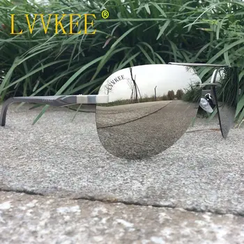 2020 LVVKEE clásico superior de diseño de la marca de los hombres Gafas de sol Polarizadas de conducción gafas de sol UV400 marcas de Lujo embalaje original glasse