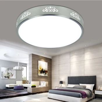 12 24 36 48 72 AC220v ajustable de conservación de energía LLEVÓ las Luces del Techo En Forma Redonda lamparas Accesorios de Iluminación de la platfond de la lámpara