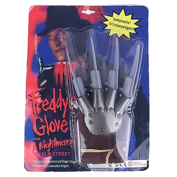 29cm Divertido Freddy Guante de Halloween de disfraces, Disfraces de Props, los Favores del Partido de los Suministros de Accesorios Regalos Creativos Partes de la Decoración