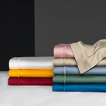 El de la naturaleza de Seda de morera fundas de almohada sobre de color Sólido funda de almohada funda de almohada para el sano estándar con cama king multicolor