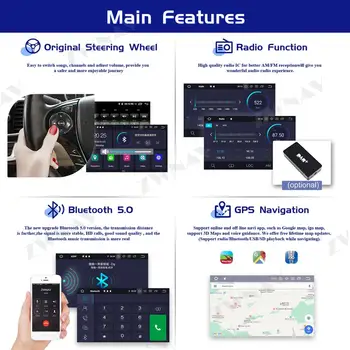 4+128 GB Carplay Android 10 Reproductor Multimedia Para Mitsubishi L200 TRITON 2016 2017 2018 2019 GPS Auto de Audio Radio Estéreo de la Unidad principal