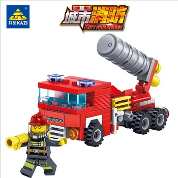 80512 348pcs de Bomberos y Rescate Constructor Kit de Modelo de Bloques Compatibles con los Ladrillos de LEGO Juguetes para Niñas y Niños, Hijos de Modelado