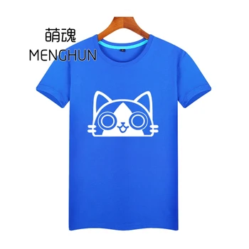 Monster Hunter camisetas Encantadora Airu gato concepto fans de los juegos de regalo camisetas chico de señora de alta calidad camisetas ac827