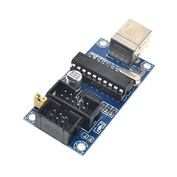 USBTiny USBtinyISP Programador AVR ISP Bootloader De Arduino UNO R3 IDE Meag2560 Con 10pin de Programación de Cable Un Cable USB Azul