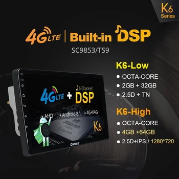 Ownice K5 K6 Android 10.0 8 núcleos de DVD del Coche de GPS de la RADIO Para Hyundai Elantra 5 JK GD MD UD 2011-2013 4G LTE DSP 360 Panorama
