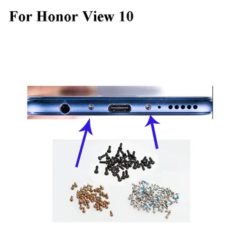 2PCS Para Huawei Honor Ver 10 Boton Muelle Tornillos de la Carcasa Tornillo de uñas de la tachuela de Reemplazo PartsMobile Teléfonos Honor View10