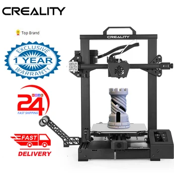 Creality 3D CR-6 SE la Impresora 3D DIY Kit de Impresión Mejorado de Alta Precisión Tamaño 235*235*250mm con 4.3 en HD con pantalla Táctil a Color