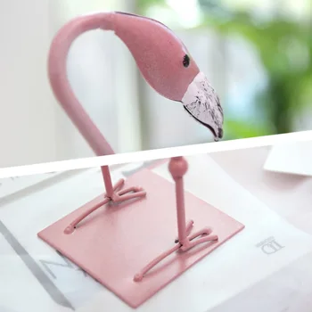 De Estilo Nórdico Pink Flamingo De Vidrio En Forma De Mesa En La Planta De Los Bonsai Jarrón De La Maceta Maceta De Plantas De Terrario Contenedor De La Decoración Del Hogar