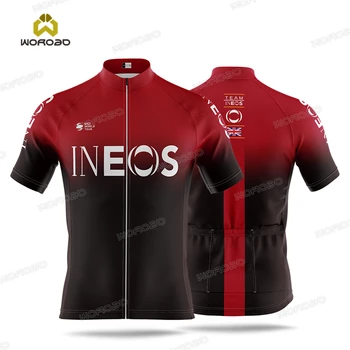 2020 INEOS Ciclismo Ropa de los Hombres Pro Team Jersey de Verano de Manga Corta de Bicicleta de Carretera de Uniforme al aire libre de secado Rápido Transpirable ropa Deportiva