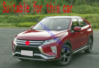 Para Mitsubishi ECLIPSE CRUZ 2018 2019 ABS Cromado de la Parrilla Delantera Acento de la Cubierta Inferior de la Moldura Estilo de Bisel Decorar