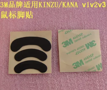 Original 3M de 0,6 mm de ratón pies para steelseries XAI Sensei RAW FN KINZU KANA y V1 V2 mouseskate