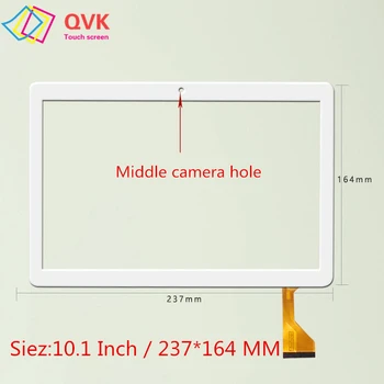 Blanco pantalla táctil de 10,1 Pulgadas P/N SDX100-005 Capacitiva de la pantalla táctil del panel de reparación de piezas de reemplazo de envío gratis