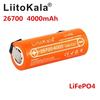 LiitoKala 3.2 V Lii-40LO-N 26700 LiFePO4 batería recargable de litio de 4000mah de la célula para 24V e-bike powe +DIY de Níquel hojas
