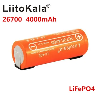 LiitoKala 3.2 V Lii-40LO-N 26700 LiFePO4 batería recargable de litio de 4000mah de la célula para 24V e-bike powe +DIY de Níquel hojas