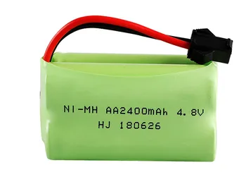 4.8 V 2400mAh de juguetes de Control Remoto eléctrico de iluminación iluminación de seguridad de las instalaciones 4*AA NI-MH batería RC JUGUETES batería del grupo