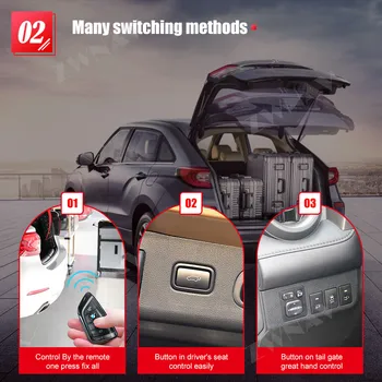 Fácil de instalar Smart Auto Eléctrico de la Puerta de Cola de Elevación para la Toyota Highlander con el Control Remoto de la Unidad de Asiento Botón de Control de