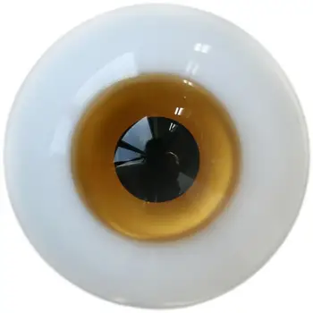 [wamami] 6 mm 8 mm 10 mm 12 mm 14 mm 16 mm 18 mm 20 mm 22 mm 24 mm de Vidrio de color Amarillo en los Ojos globo Ocular BJD de Muñecas Dollfie Renacer Hacer Manualidades