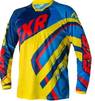 2021 nuevos Hombres de Descenso Camisetas de la CARA de la RAZA de la Bicicleta de Montaña MTB Camisetas de Offroad DH Motocicleta Jersey de Motocross Sportwear BMX Ropa