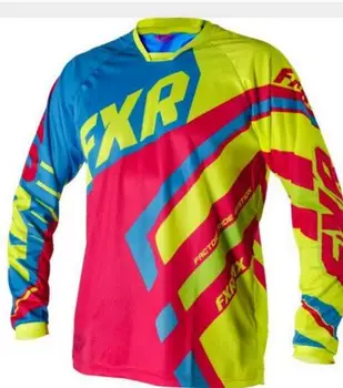 2021 nuevos Hombres de Descenso Camisetas de la CARA de la RAZA de la Bicicleta de Montaña MTB Camisetas de Offroad DH Motocicleta Jersey de Motocross Sportwear BMX Ropa