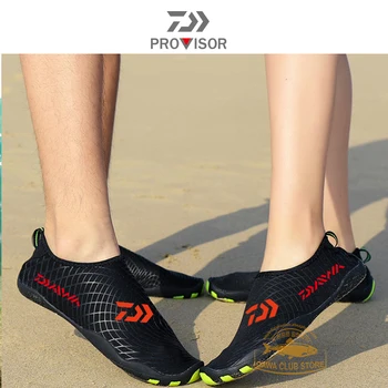 Daiwa Hombres Pesca al aire libre de los Zapatos de la Playa de Calcetines Slip-on de Buceo Surf Zapatos de Natación con Aletas de Buceo de Espesor Mantener Caliente Zapatos de Neopreno