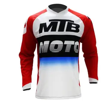 Motocross jersey 2021 hombres de verano de la motocicleta jersey ropa mtb enduro camiseta de motocross de la bicicleta de montaña jersey mx descenso de la camisa