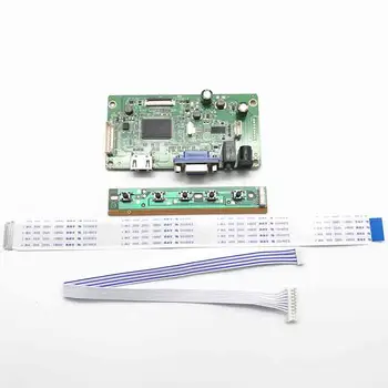 Controlador kit de placa para B156XTN04.6 B156XTN04.5 HDMI + VGA LCD LVDS EDP Placa Controladora