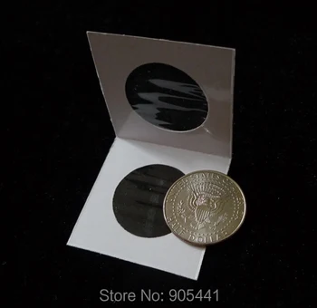 50pcs 2*2 Profesional de Cartón de Mylar de Papel Moneda de los Titulares de Lanzamientos de Suministros Para 31,5 mm de Diámetro De las Monedas de Envío Libre