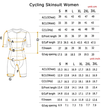 Bicicleta de Triatlón Skinsuit SPELISPOS de los Deportes de las Mujeres de Manga Corta Ciclismo Conjunto de Mtb Mono Roupa Ciclismo Feminina Speedsuit Kit