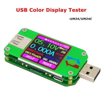 4.5 V~24V USB Color QC 2.0 3.0 Rápido el Cargador del banco del poder de la Capacidad de la Batería Probador de USB Doctor Medidor de Potencia Amperímetro medidor de voltaje