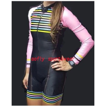 Kafitt ropa de Ciclismo skinsuit del Equipo Pro de las Mujeres de manga larga de Ciclismo Traje conjunto Uniforme de Ciclismo de Mallas de Ciclismo traje de Triatlón