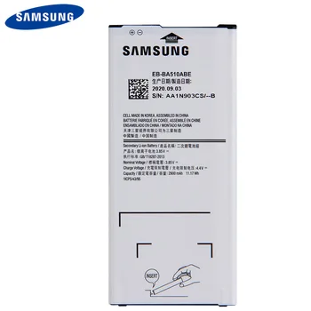 Original de Samsung Batería EB-BA510ABE EB-BA510ABA Para Samsung Galaxy A5 2016 Edición A510F A5100 de Reemplazo de la Batería de 2900mAh