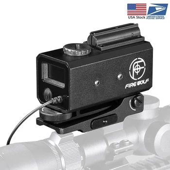 Mini Láser Infrarrojo Riflescope Telémetro para la Caza de la Distancia de Disparo Ángulo de la Velocidad de la cinta de medición Táctico Riflescope Montado