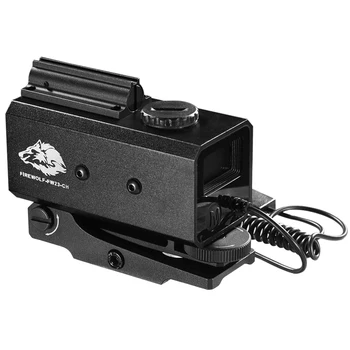 Mini Láser Infrarrojo Riflescope Telémetro para la Caza de la Distancia de Disparo Ángulo de la Velocidad de la cinta de medición Táctico Riflescope Montado