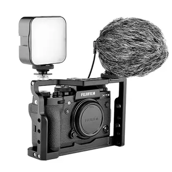 Cámara de la Jaula de la Fotografía de la Cámara de grabación de Vídeo Kit Adecuado para Fuji XT2/XT3 de la Cámara