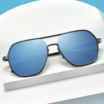 Mens Gafas De Sol Polarizadas 2020 De Lujo Diseñador Espejo Tonos De Aluminio Magnesio Gafas De Sol Uv400 De Alta Calidad Lentes De Sol