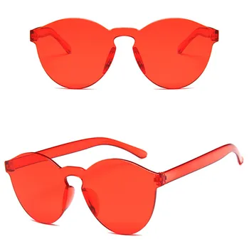 Gruesa Montura de Gafas de sol de las Mujeres Sólida de la Lente de Gafas de Sol de Mujer Sexy Lady Transparente Tonos UV400 Oculos De Sol Gafas