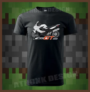 Para hombre Camisetas de Moda 2019 Alemania Moto F800GT RACINGER MOTOCICLETA T-SHIRT F800 GT Algodón de Manga Corta O-Cuello de la camiseta